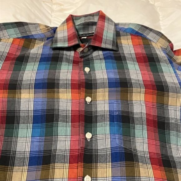 Bullock and Jones Men's Rich Colored Plaid Shirt - Picture 3 of 8